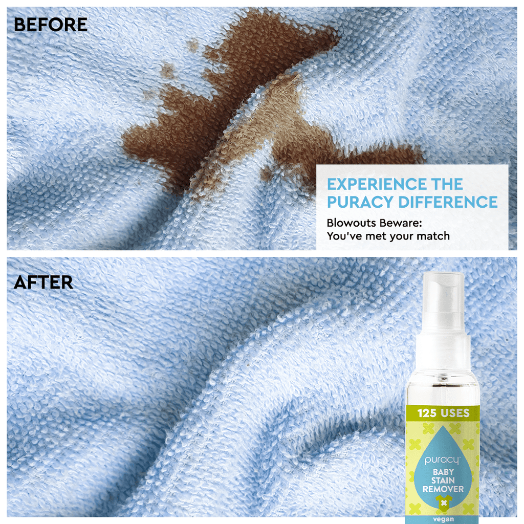 Natural Baby Laundry Stain Remover, Enzyme Odor Eliminator, Free & Clear, 16 Oz